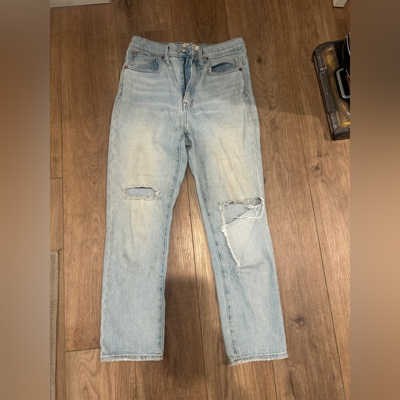 Madewell The High Rise Slim Crop Boyfriend Jean size 27 - Picture 2 of 6